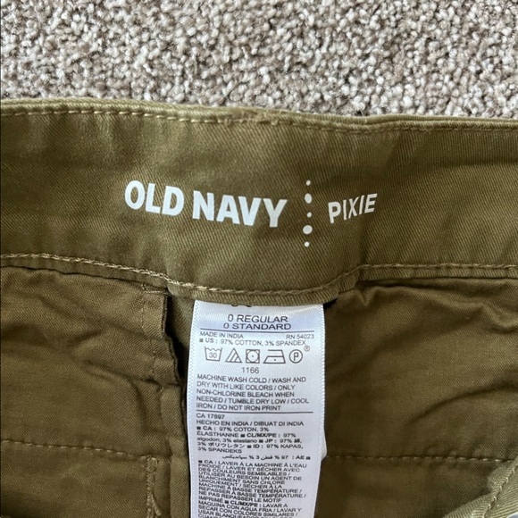 Olive green pixie shorts - Picture 2 of 3